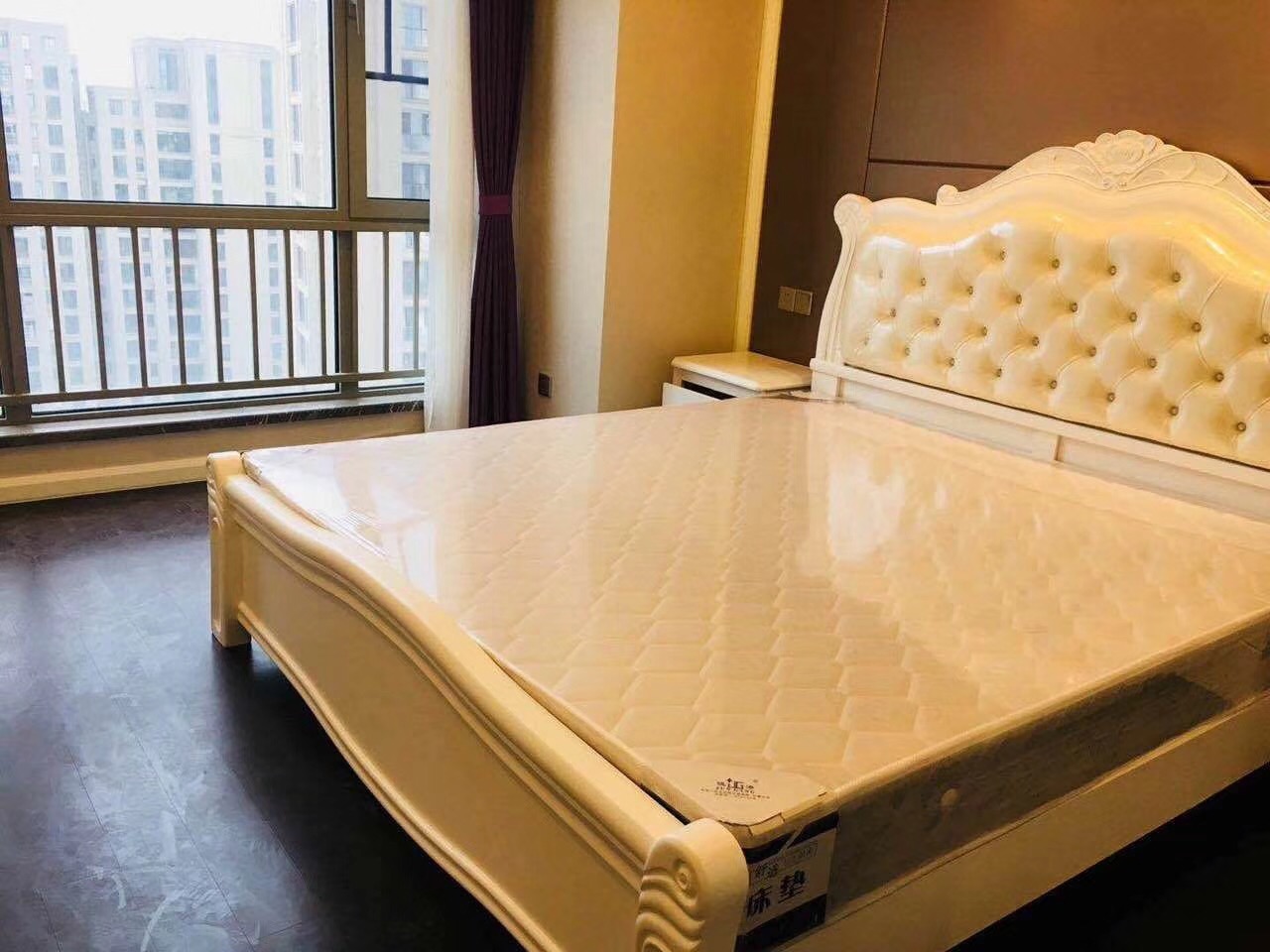 長(zhǎng)沙100平米三房?jī)蓮d北歐簡(jiǎn)約風(fēng)格主臥效果圖