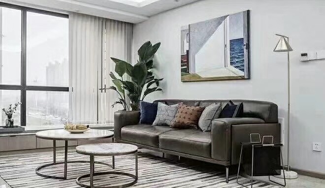 株洲華晨金水灣110平現(xiàn)代簡(jiǎn)約風(fēng)格裝修案例