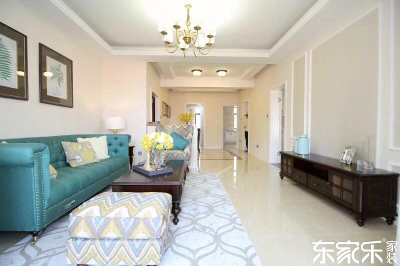 常德鴻運名苑115平米現(xiàn)代簡約風(fēng)格裝修案例